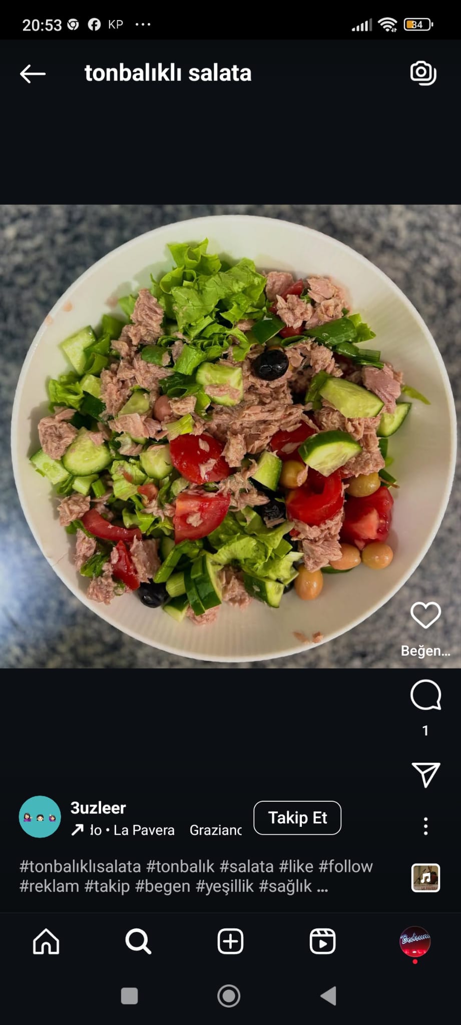 Ton Balıklı Salata
